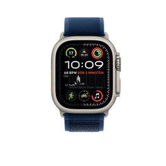 Apple Watch Ultra 2 Titan Natur Trail Loop Blau M/L Neuwertig
