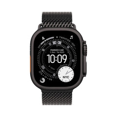 Apple Watch Ultra 3 Titan Schwarz Milanese Loop Schwarz Neuwertig