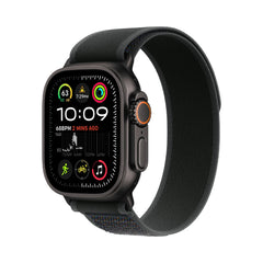 Apple Watch Ultra 2 (2024) Titan Schwarz Trail Loop Schwarz M/L Neuwertig