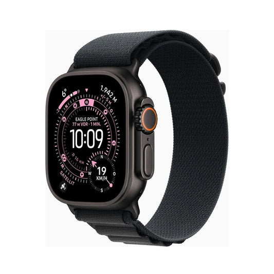Apple Watch Ultra 3 Titan Schwarz Alpine Loop Schwarz L NEU OVP