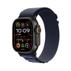 Apple Watch Ultra 2 Titan Natur Trail Loop Navy Black Sehr Gut