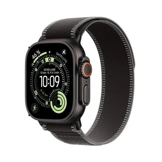 Apple Watch Ultra 3 Titan Schwarz Trail Loop Schwarz M/L Neuwertig