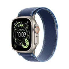 Apple Watch Ultra 3 Titan Natur Trail Loop Blau M/L Sehr Gut
