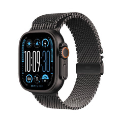 Apple Watch Ultra 2 (2024) Titan Schwarz Milanaise Armband Titan M Sehr Gut