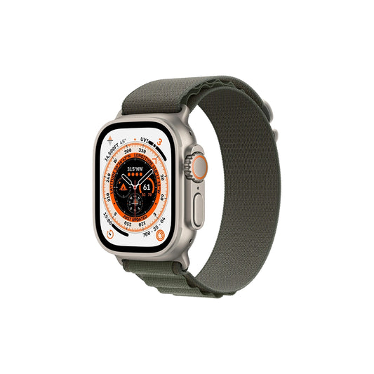 Apple Watch Ultra 49mm Green Alpine Loop L Sehr Gut