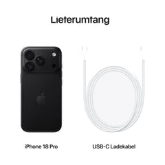Apple iPhone 18 Pro 512GB Black NEU Versiegelt