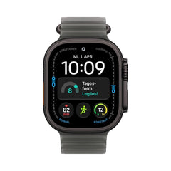 Apple Watch Ultra 4 Titan Schwarz Ocean Band Schwarz Wie Neu