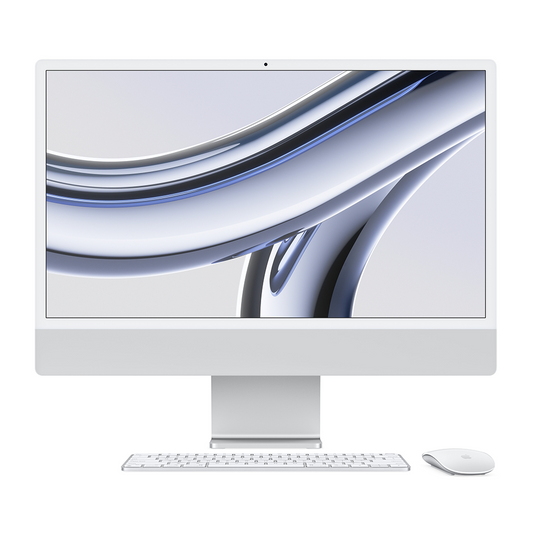 Apple iMac 24" M1 7C GPU 8GB 256GB Silber wie Neu