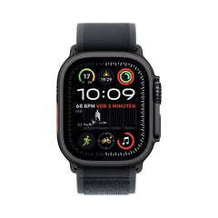 Apple Watch Ultra 2 (2024) Titan Schwarz Trail Loop Schwarz M/L Neuwertig