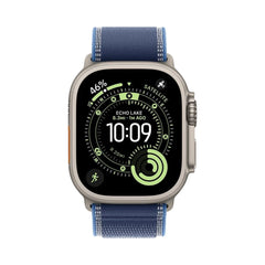 Apple Watch Ultra 3 Titan Natur Trail Loop Blau M/L Sehr Gut