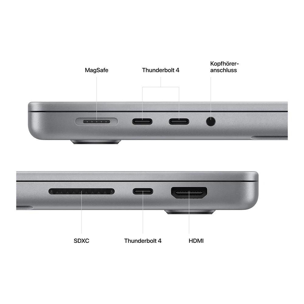 Apple MacBook Pro 14" M2 Pro 16GB 512GB Space Grau, Zustand Neuwertig – Bild 3 von 4