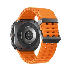 Samsung Galaxy Watch Ultra 2025 Titan Grau Armband Orange Wie Neu