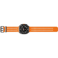 Samsung Galaxy Watch Ultra 2025 Titan Grau Armband Orange Wie Neu