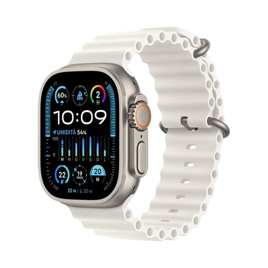 Apple Watch Ultra 2 Titan Natur Ocean Weiß 49 mm Neuwertig