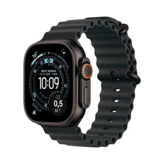 Apple Watch Ultra 3 Titan Schwarz Ocean Band Schwarz Sehr Gut