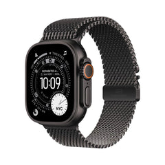 Apple Watch Ultra 3 Titan Schwarz Milanese Loop Schwarz Neuwertig